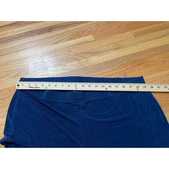 Chico's Travelers Women's 3pc Set Tummy Pant Tank Top Jacket Stretch 3 Blue - Picture 8 of 13